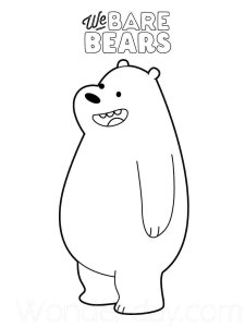 We Bare Bears coloring page 28 - Free printable