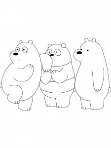 We Bare Bears coloring page 6 - Free printable