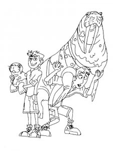 Wild Kratts coloring page 2 - Free printable