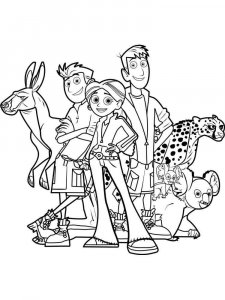 Wild Kratts coloring page 4 - Free printable