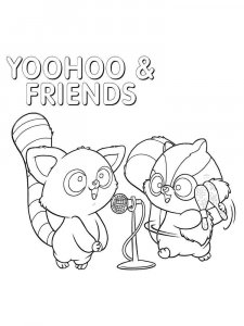 Yoohoo and Friends coloring page 23 - Free printable