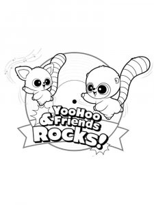 Yoohoo and Friends coloring page 5 - Free printable