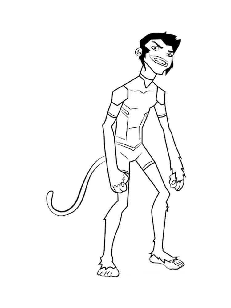 Young Justice Coloring Pages