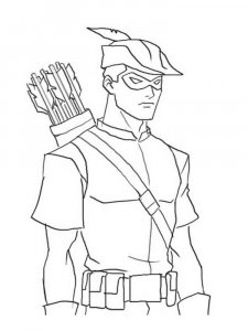 Young Justice coloring page 1 - Free printable