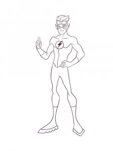 Young Justice coloring page 10 - Free printable