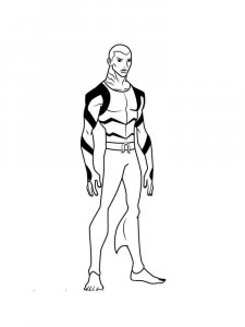 Young Justice coloring page 4 - Free printable