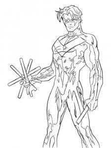 Young Justice coloring page 7 - Free printable