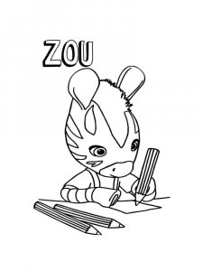 Zou coloring page 17 - Free printable