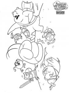 Adventure Time coloring page 12 - Free printable