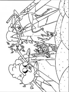 Adventure Time coloring page 17 - Free printable