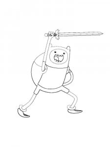 Adventure Time coloring page 20 - Free printable