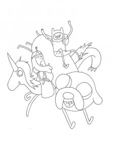 Adventure Time coloring page 21 - Free printable