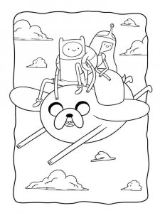 Adventure Time coloring page 23 - Free printable