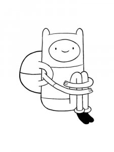 Adventure Time coloring page 28 - Free printable