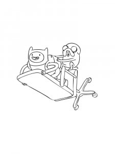 Adventure Time coloring page 31 - Free printable