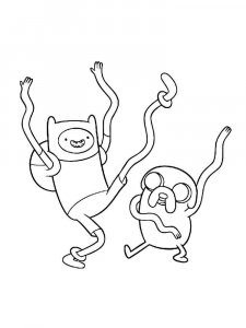 Adventure Time coloring page 34 - Free printable