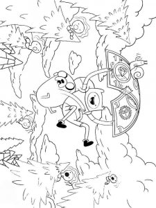 Adventure Time coloring page 4 - Free printable