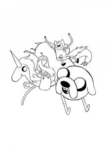 Adventure Time coloring page 40 - Free printable