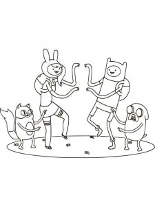 Adventure Time coloring page 51 - Free printable
