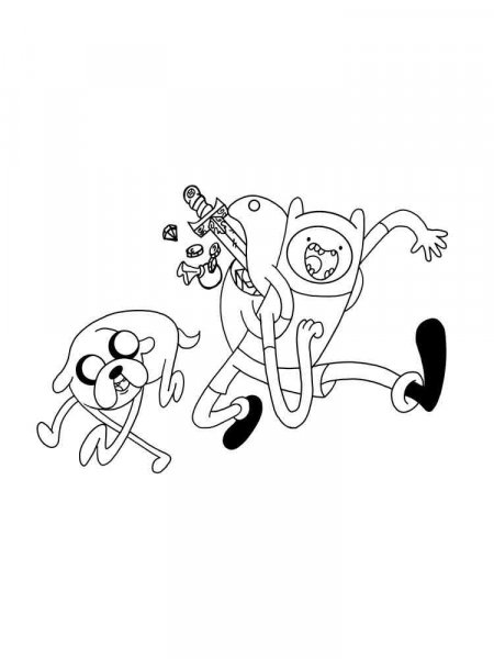 Adventure Time coloring pages