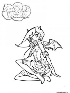 Angels Friends coloring page 13 - Free printable