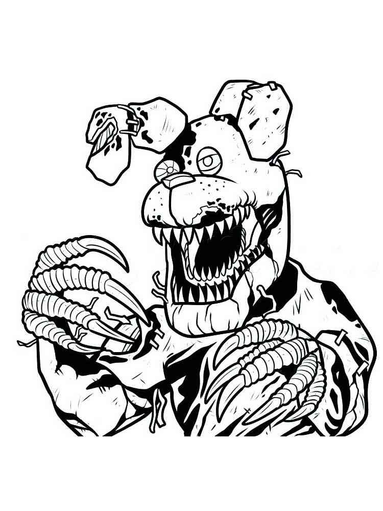 Animatronic Coloring Pages