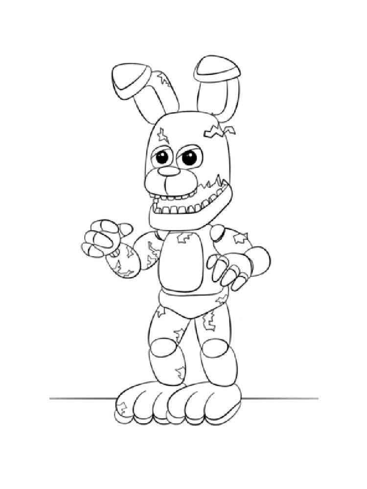 Free printable Animatronics coloring pages.