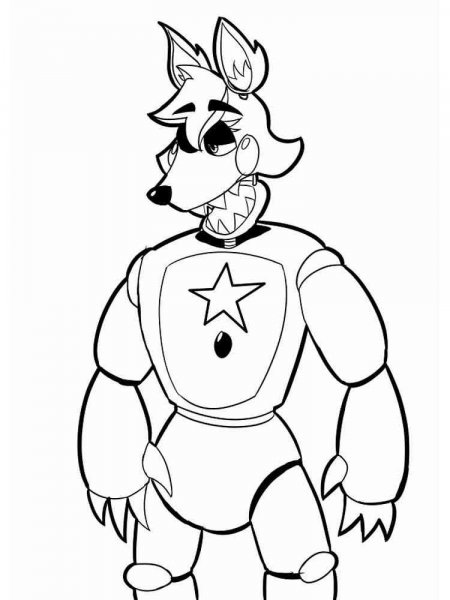 Animatronics coloring pages