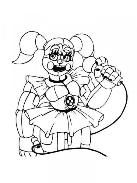 Animatronics coloring pages