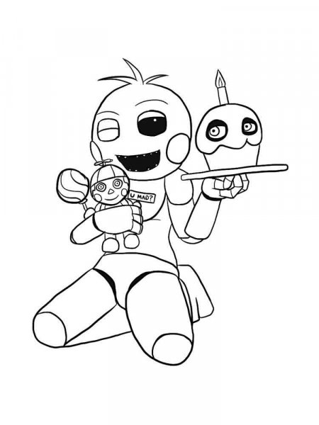 Animatronics coloring pages