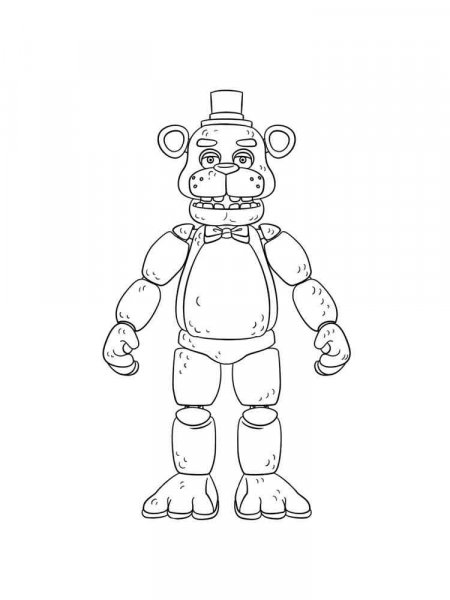 Animatronics coloring pages