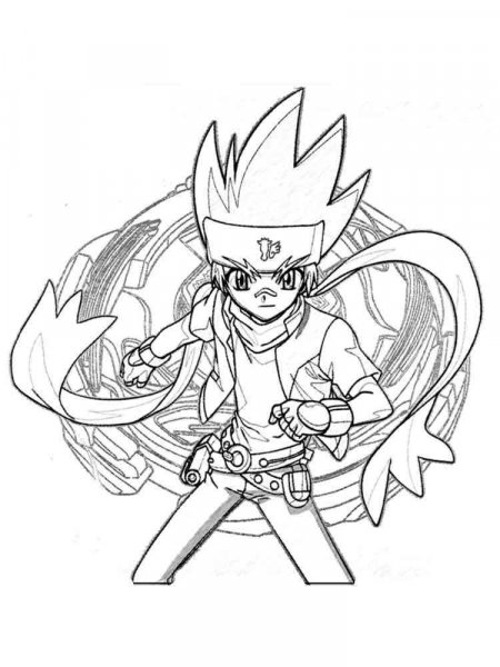 Beyblade coloring pages