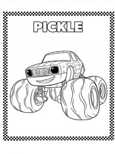 Blaze and the Monster Machines coloring page 11 - Free printable