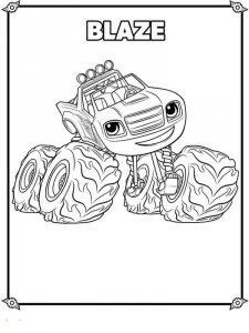 Blaze and the Monster Machines coloring page 12 - Free printable