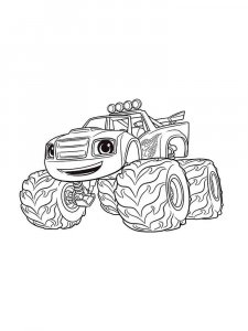 Blaze and the Monster Machines coloring page 17 - Free printable