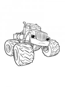 Blaze and the Monster Machines coloring page 21 - Free printable