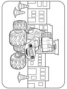 Blaze and the Monster Machines coloring page 23 - Free printable
