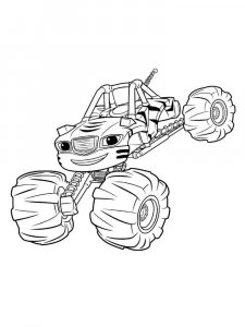 Blaze and the Monster Machines coloring page 25 - Free printable