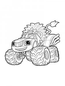 Blaze and the Monster Machines coloring page 27 - Free printable