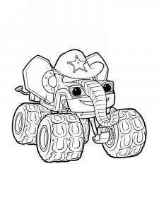 Blaze and the Monster Machines coloring page 29 - Free printable