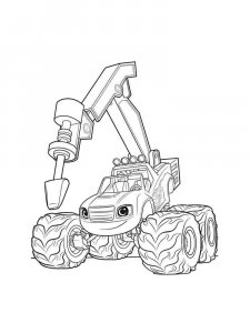 Blaze and the Monster Machines coloring page 33 - Free printable