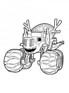 Blaze and the Monster Machines coloring page 35 - Free printable