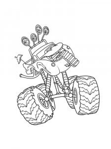 Blaze and the Monster Machines coloring page 37 - Free printable