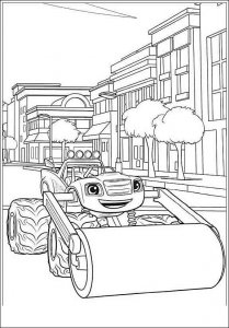 Blaze and the Monster Machines coloring page 49 - Free printable