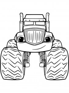 Blaze and the Monster Machines coloring page 50 - Free printable