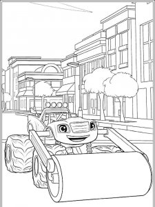 Blaze and the Monster Machines coloring page 52 - Free printable