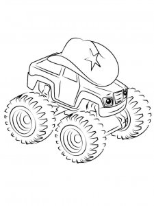 Blaze and the Monster Machines coloring page 60 - Free printable