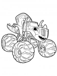 Blaze and the Monster Machines coloring page 63 - Free printable