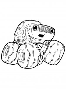 Blaze and the Monster Machines coloring page 64 - Free printable