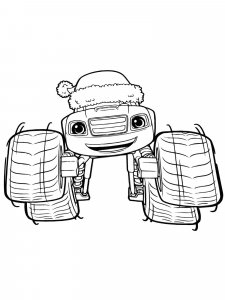 Blaze and the Monster Machines coloring page 65 - Free printable